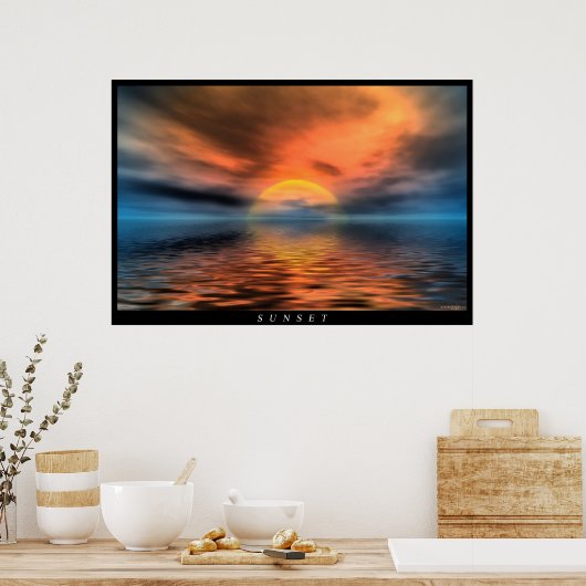 Sunset Poster (Keuken)