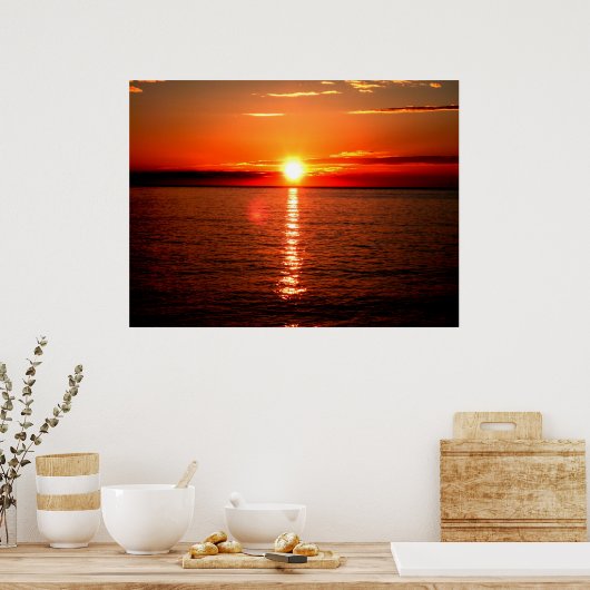 Sunset poster (Keuken)