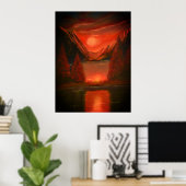 Sunset Poster (Thuiskantoor)