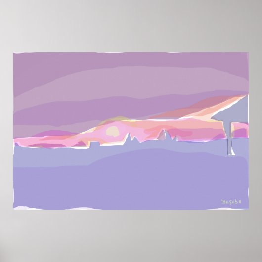 Sunset Poster (Voorkant)