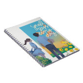 Sunset Promises - Carnet réaliste art anime (Côté Droit)