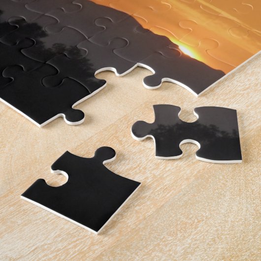 Sunset Puzzle Legpuzzel (Zijkant)