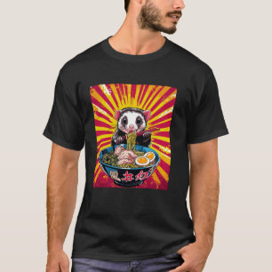 Sunset Rays Japanse noedels Lover Wildlife Fret T-shirt