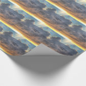 Sunset Rays of Light door Stormy Clouds Cadeaupapier (Hoek)