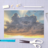 Sunset Rays of Light door Stormy Clouds Tissuepapier (Craft)