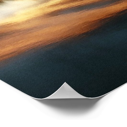 Sunset Reflection 2 Poster (Hoek)