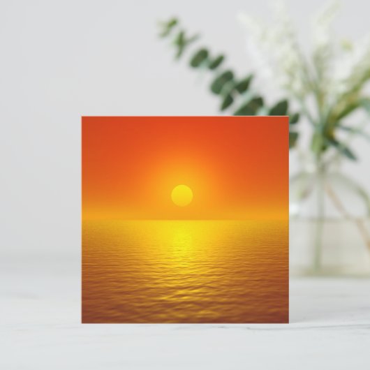 Sunset Reflection Stationery (Staand voorkant)