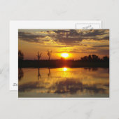 Sunset Reflecton Briefkaart (Voorkant / Achterkant)