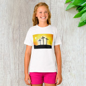 Sunset Religious Crosses Meisjes T-shirt