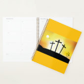 Sunset Religious Crosses Spiral Planner (Display)