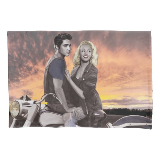 Sunset Ride 2 Kussensloop (Voorkant-Links)