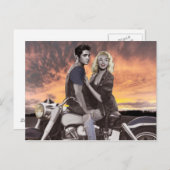 Sunset Ride Briefkaart (Voorkant / Achterkant)