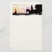 Sunset Ride Briefpapier (Voorkant / Achterkant)
