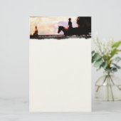 Sunset Ride Briefpapier (Staand voorkant)