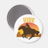 Sunset Ride Magneet (Voorkant / Achterkant)