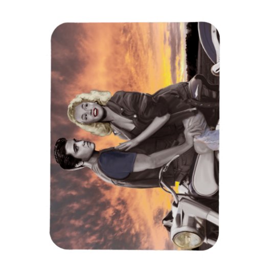 Sunset Ride Magneet (Verticaal)