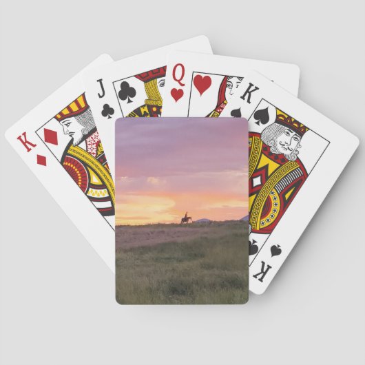 Sunset Ride Playing Cards Pokerkaarten (Achterkant)