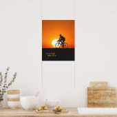 Sunset-ride Poster (Keuken)