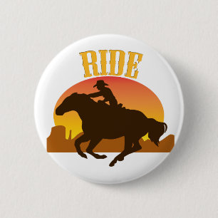 Sunset Ride Ronde Button 5,7 Cm
