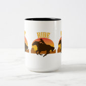 Sunset Ride Tweekleurige Koffiemok (Center)