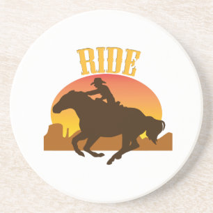 Sunset Ride Zandsteen Onderzetter