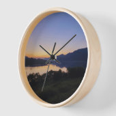 Sunset Riverside Wall Clock (Hoek)