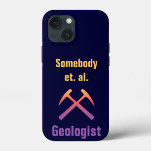 Sunset Rock Hammers met aangepaste tekst iPhone 13 Mini Hoesje