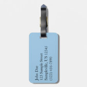 Sunset Rocks at Joshua Tree Bagagelabel (Achterkant verticaal)