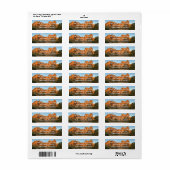 Sunset Rocks bij Joshua Tree Etiket (Full Sheet)