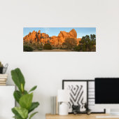 Sunset Rocks bij Joshua Tree Poster (Thuiskantoor)