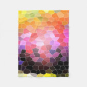 Sunset Rocks Fleece Deken (Voorkant)