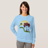 Sunset Romantic Love Art Basic Long Sleeve T-Shirt (Devant entier)