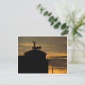 Sunset Rome Briefkaart (Staand voorkant)