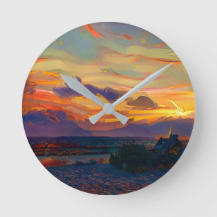 SUNSET RONDE KLOK