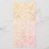 Sunset Rose blush doorzichtige strik Boeket (Achterkant)