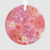 Sunset Rose Ornament (dos)