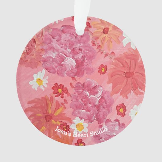 Sunset Rose Ornament (devant)