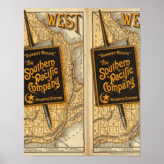 Sunset Route Poster (Voorkant)