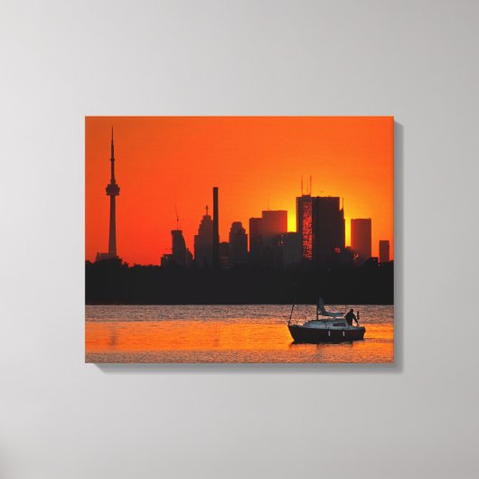 Sunset Sail Canvas Afdruk (Voorkant)