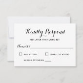 Sunset Sail Modern Nautical Wedding RSVP (Devant)