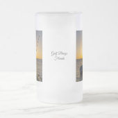 Sunset Sailboat naufrage Gulf Breeze Frosted Mug (Centre)