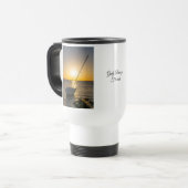 Sunset Sailboat naufrage Gulf Breeze Travel Mug (Devant gauche)