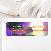 Sunset Sailing Etiket (Insitu)