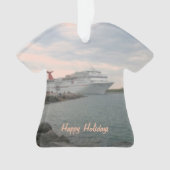 Sunset Sailing Ornament (voorkant)