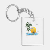 Sunset Sailing Sleutelhanger (Voorkant Links)