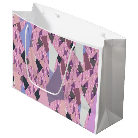 SUNSET SAILS ABSTRACT GROOT CADEAUZAKJE (Voorkant Gekanteld)