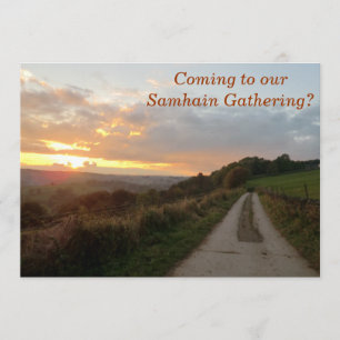 Sunset Samhain Gathering Uitnodiging