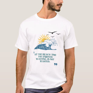 Sunset Sea Birds Beach T-Shirt - Détendez-vous et