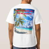 Sunset Serenity Beach Tee T-shirt (Achterkant)