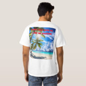 Sunset Serenity Beach Tee T-shirt (Achterkant volledig)